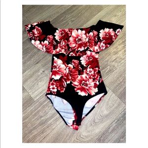 Floral Off The Shoulder Bodysuit